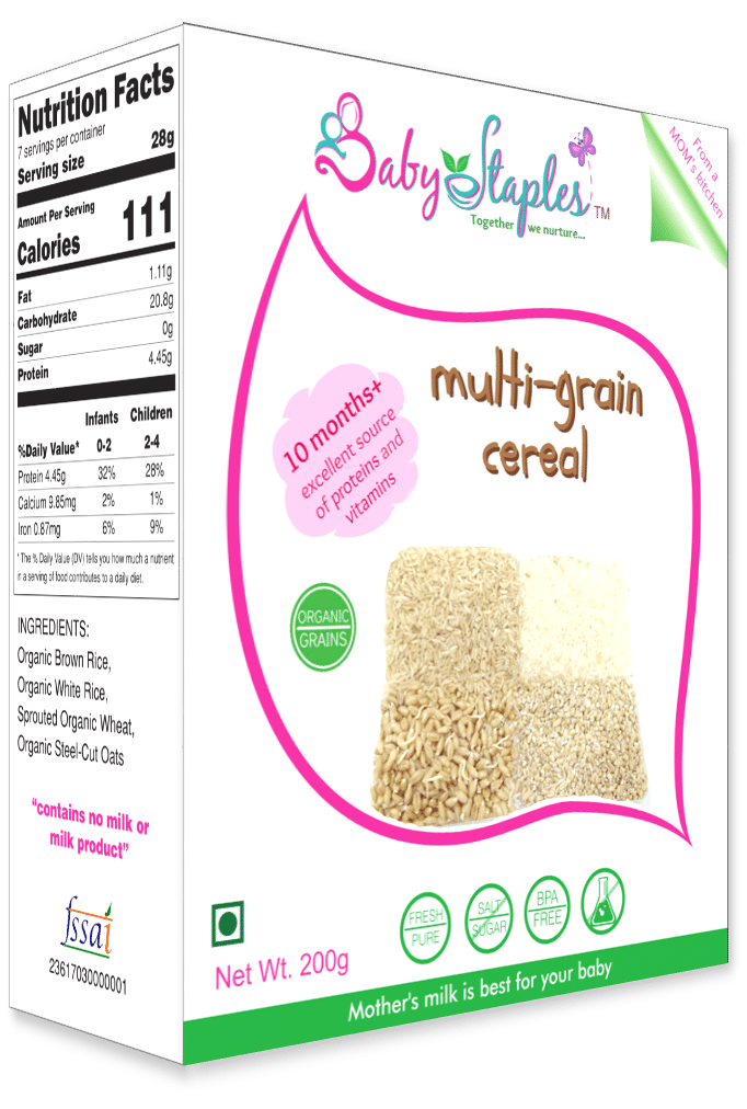 Baby Staples Organic Multi-Grain Cereal