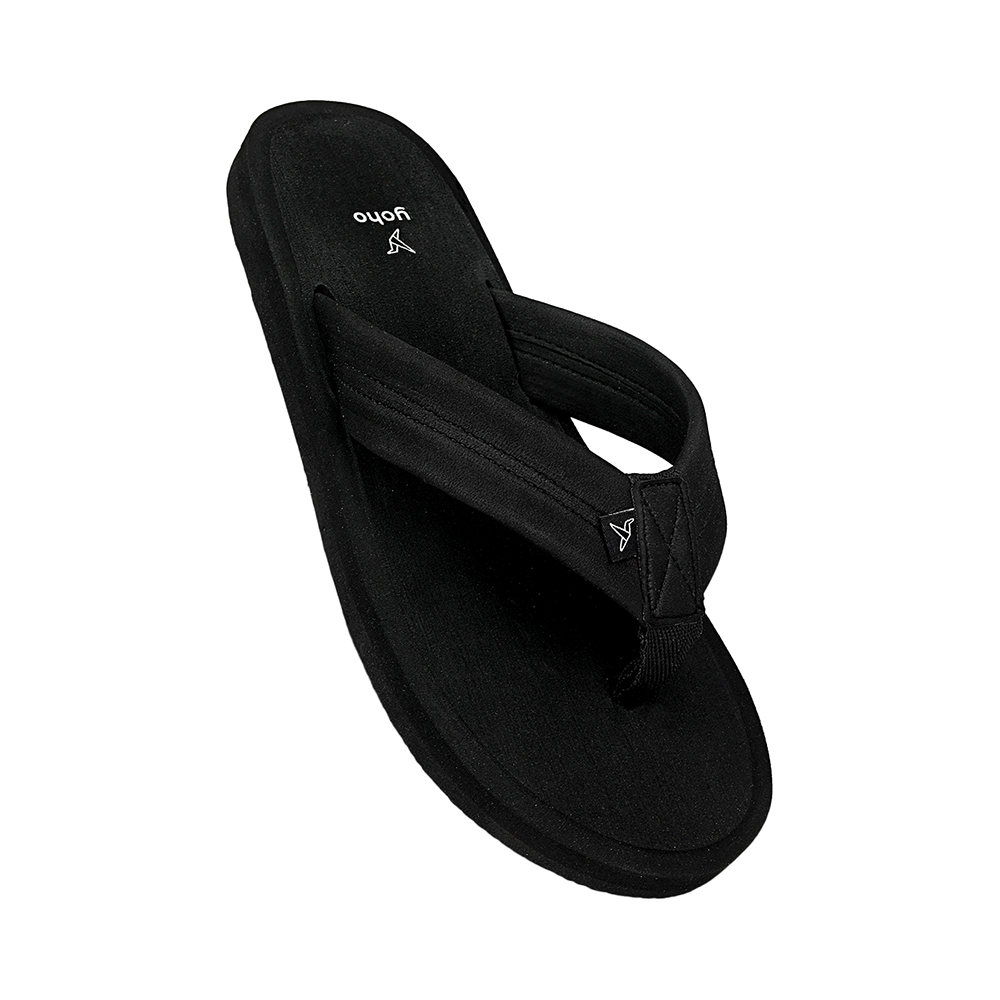 Yoho Lifestyle Doctor Ortho Soft Comfortable and Stylish Flip Flop Slippers for Women Classic Black 6 - Image 2