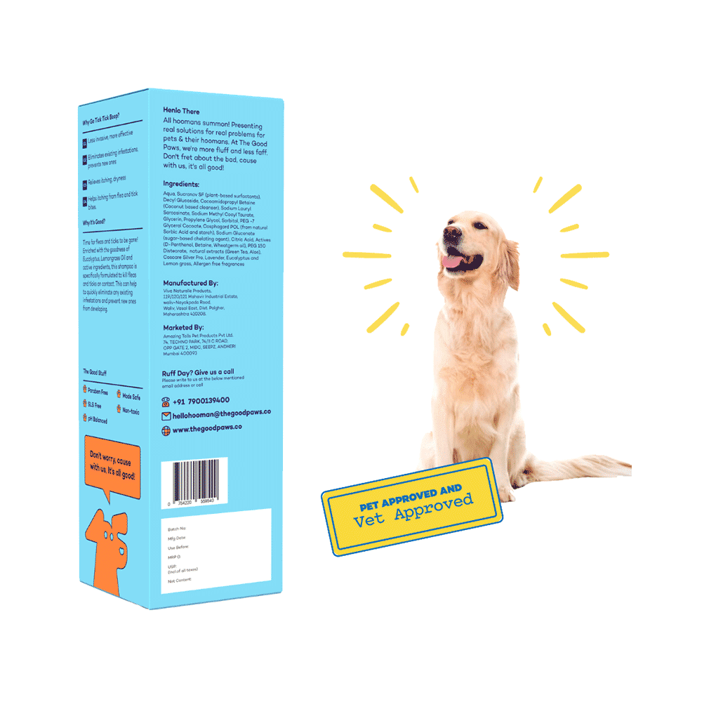 The Good Paws Tick Tick Boop Flea & Tick Dog Shampoo - Image 3