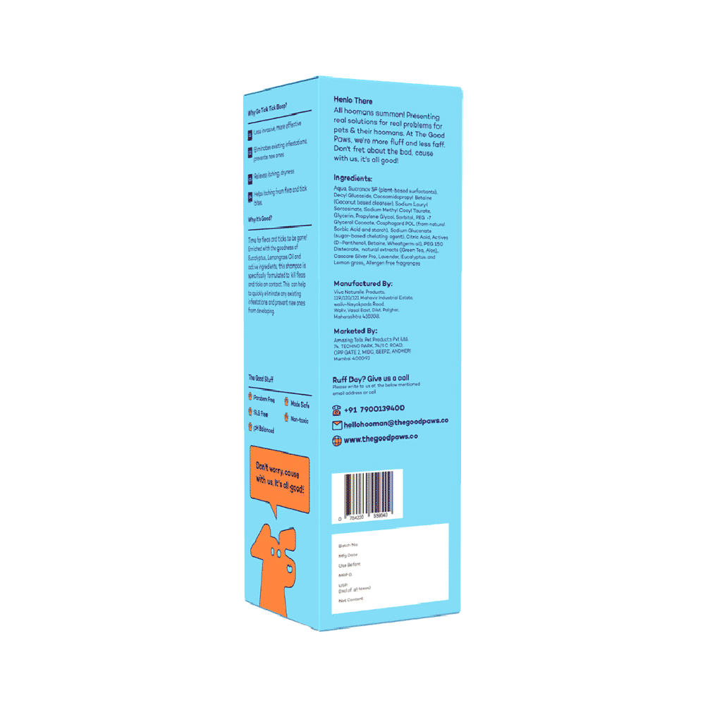 The Good Paws Tick Tick Boop Flea & Tick Dog Shampoo - Image 2