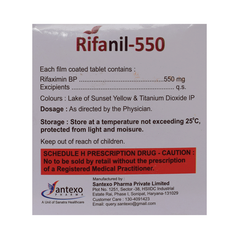 Rifanil 550 Tablet - Image 2