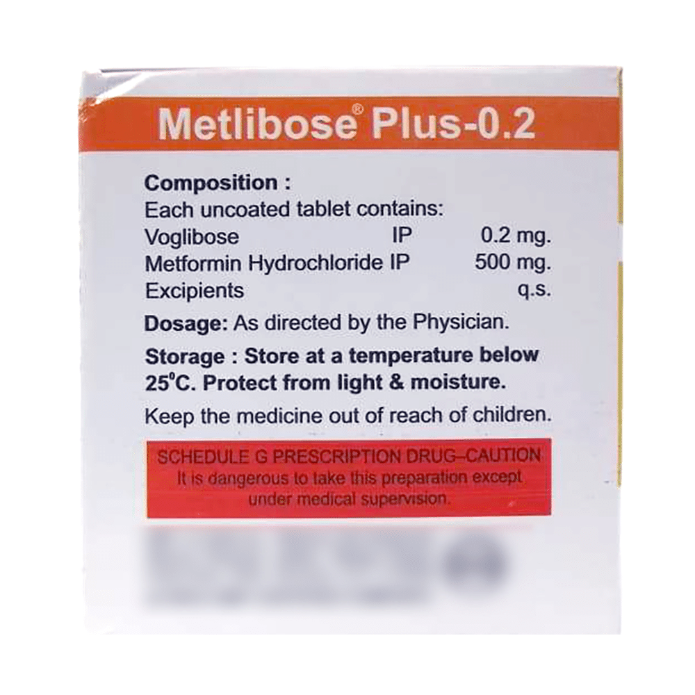 Metlibose Plus 0.2 Tablet SR - Image 2