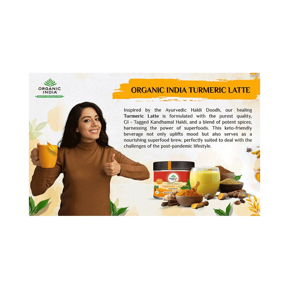 Organic India Turmeric Latte Instant Premix - Image 6