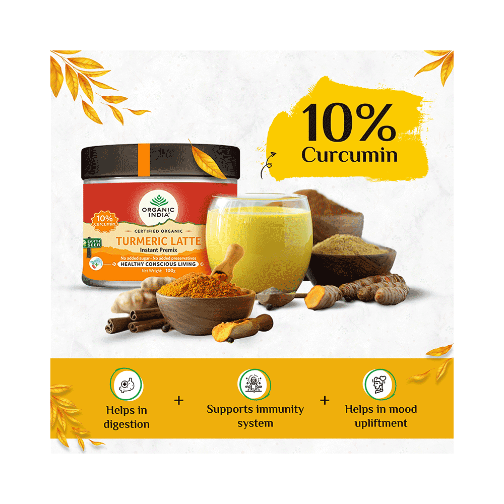 Organic India Turmeric Latte Instant Premix - Image 4