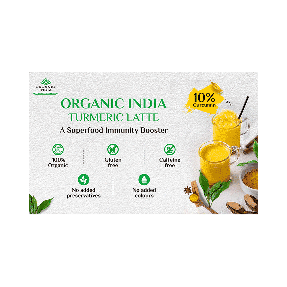 Organic India Turmeric Latte Instant Premix - Image 8