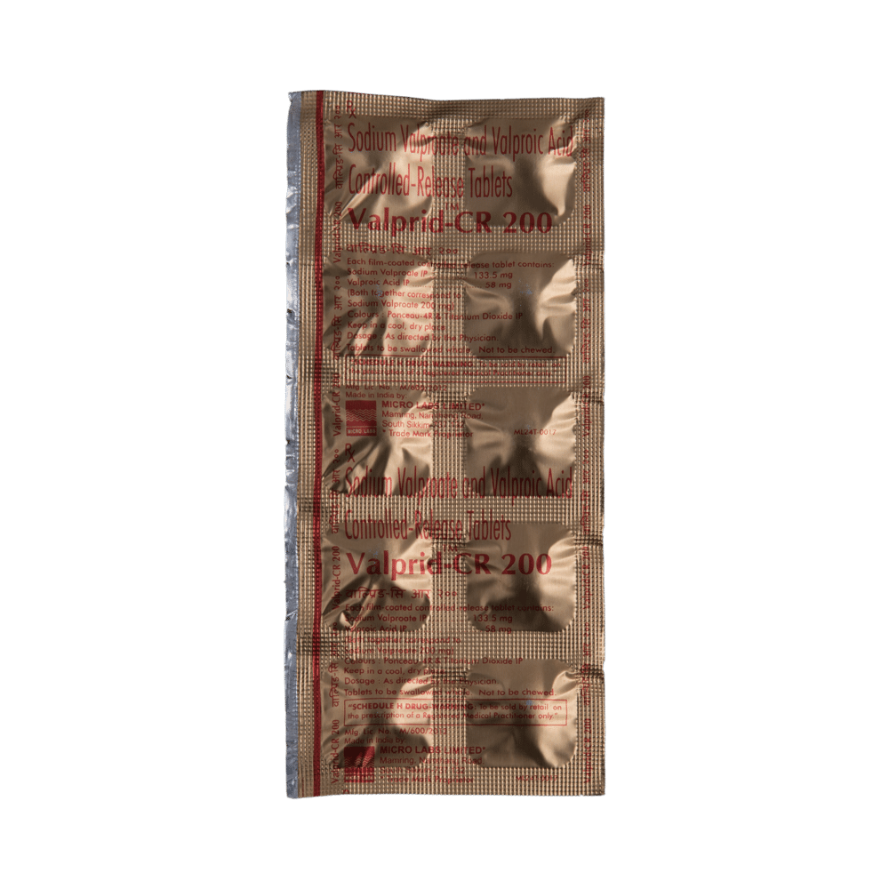 Valprid CR 200 Tablet - Image 4