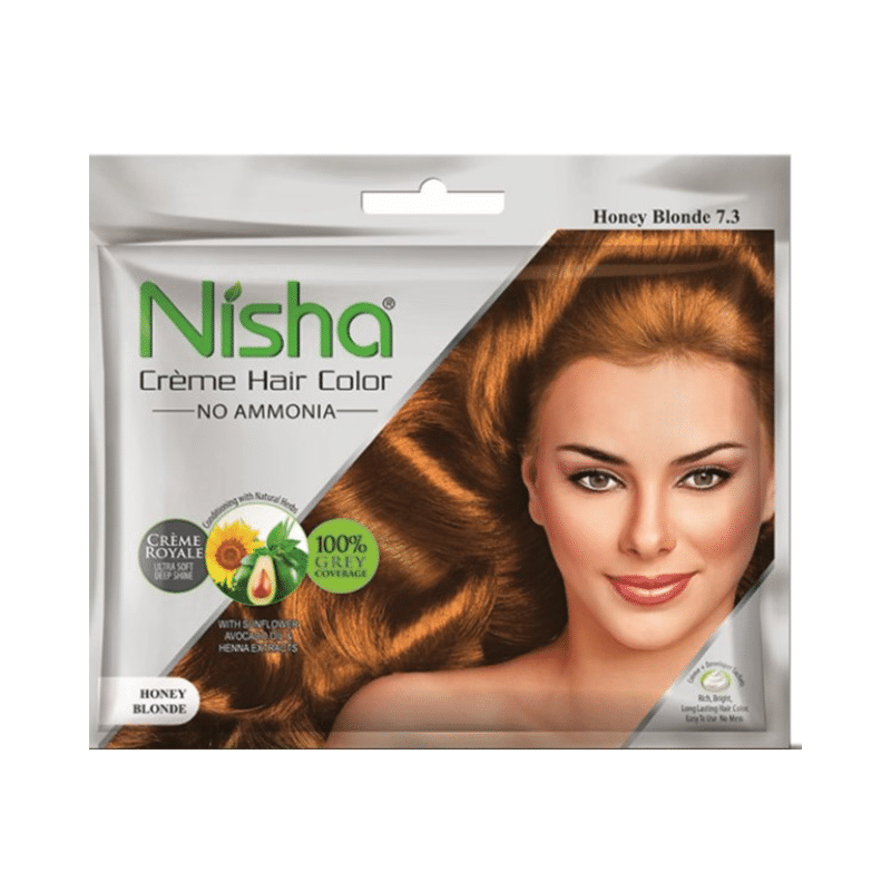 Nisha Creme Hair Color Honey Blonde