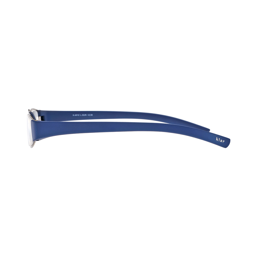 Klar Eye K 4012 Premium Classic Reading Glasses for Men and Women Blue Optical Power +2.25 - Image 3