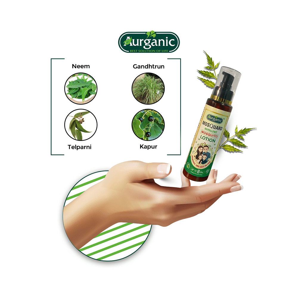 Aurganic Mosquard Repellent Mosquito Lotion - Image 5