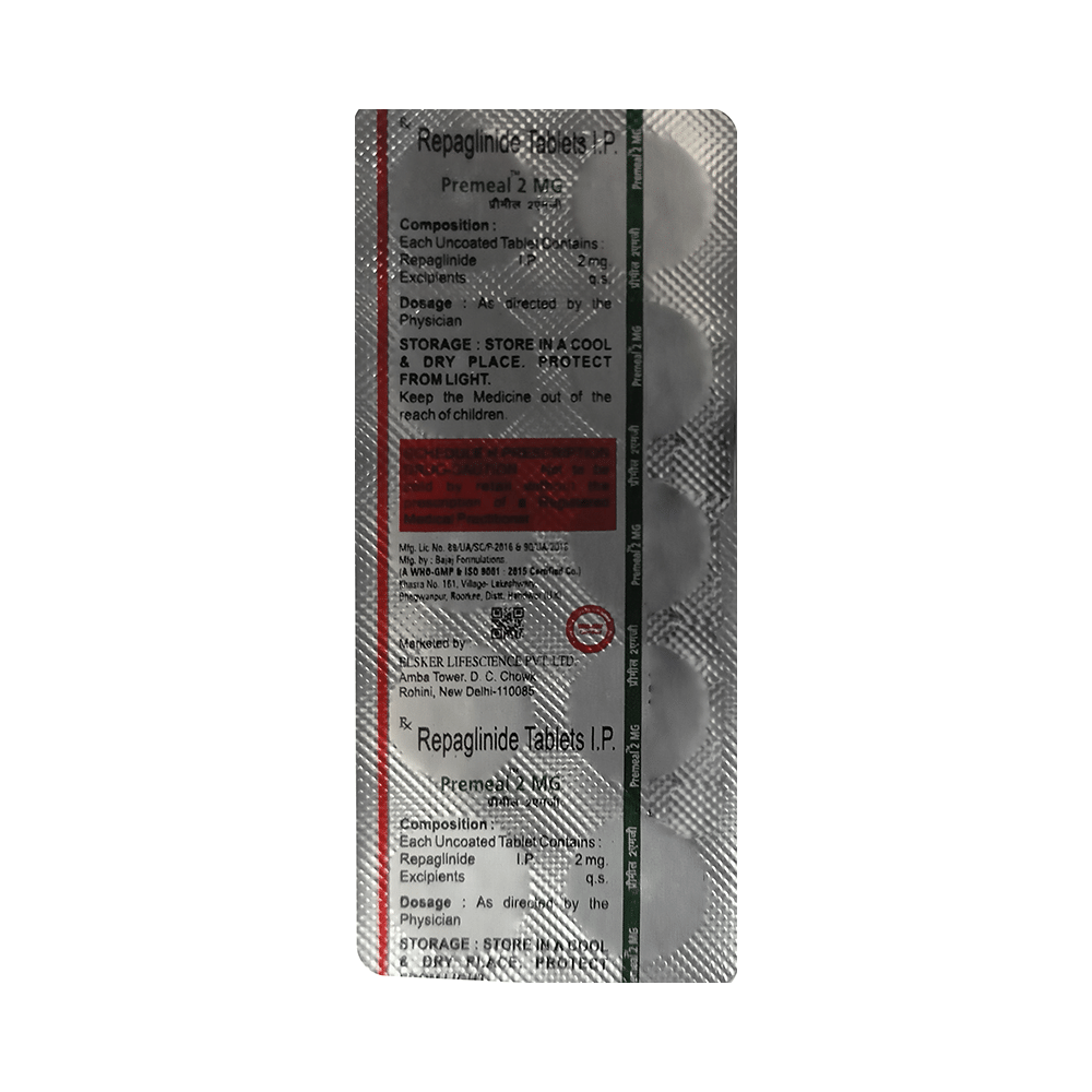 Premeal 2mg Tablet - Image 4