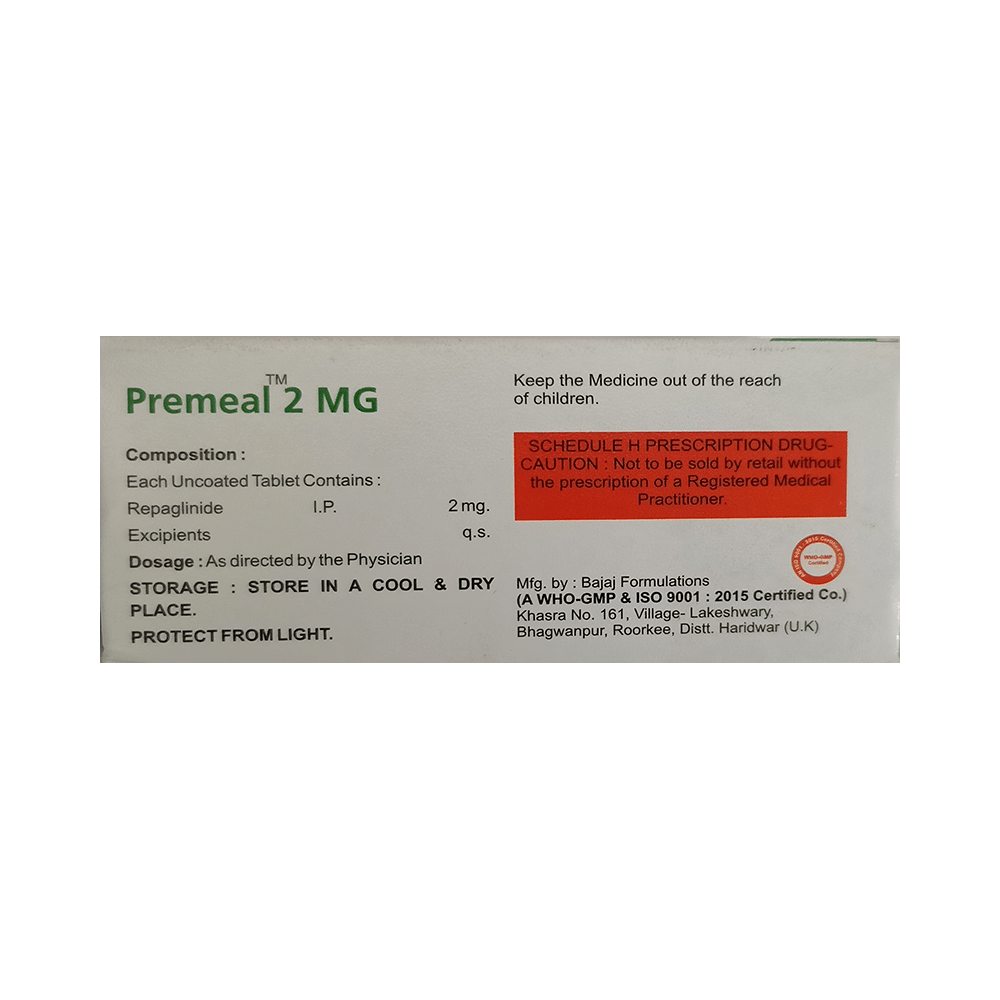 Premeal 2mg Tablet - Image 2