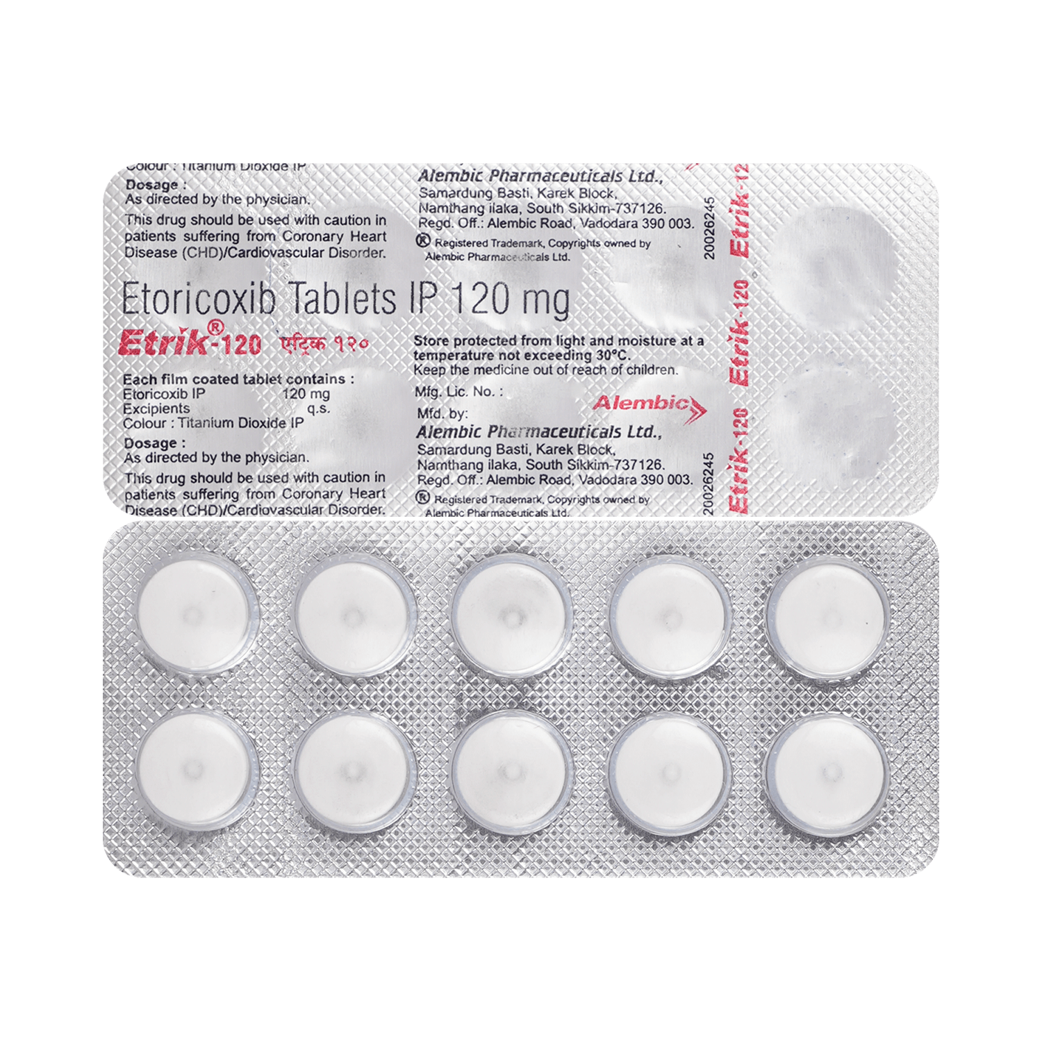 Etrik 120mg Tablet - Image 1