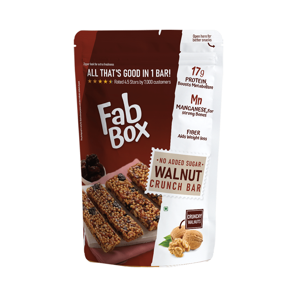 Fabbox Walnut Crunch Health Bar - Image 1