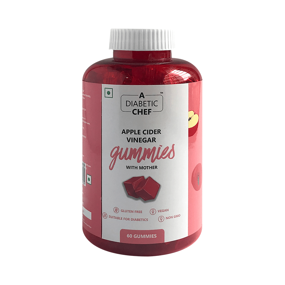 A Diabetic Chef Apple Cider Vinegar Gummies with Mother