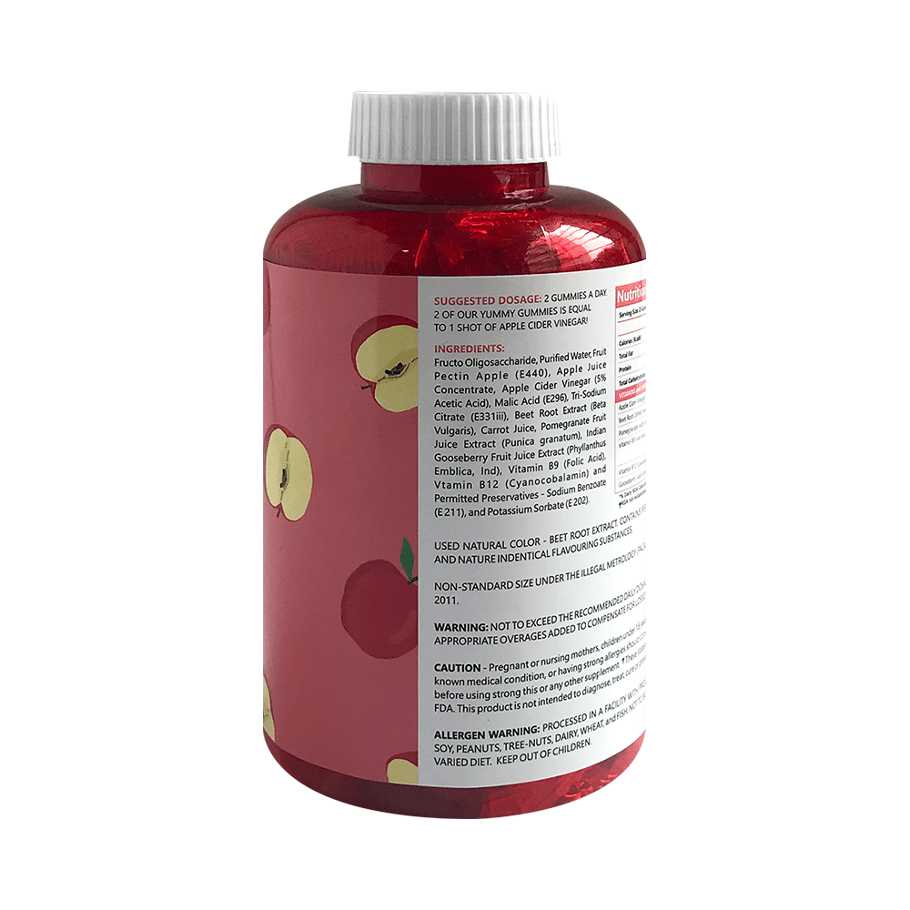A Diabetic Chef Apple Cider Vinegar Gummies with Mother - Image 3