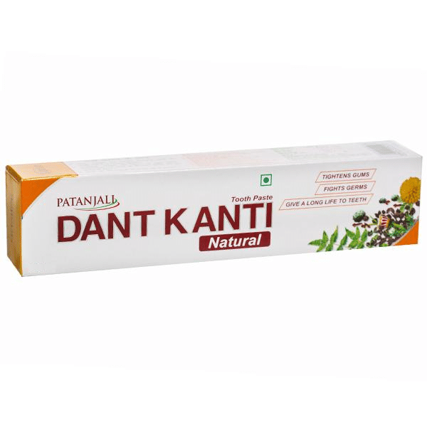 Patanjali Ayurveda Dant Kanti Natural Toothpaste | Tightens Gums & Fights Germs - Image 1