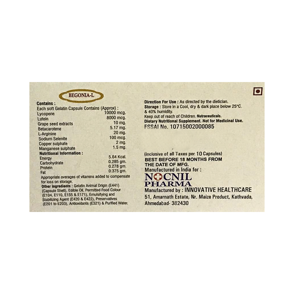 Begonia-L Softgel Capsule - Image 2