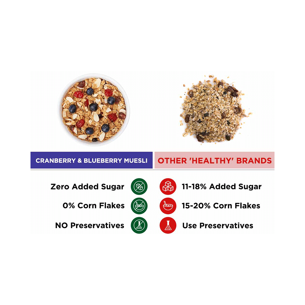 True Elements Cranberry and Blueberry Muesli - Image 6