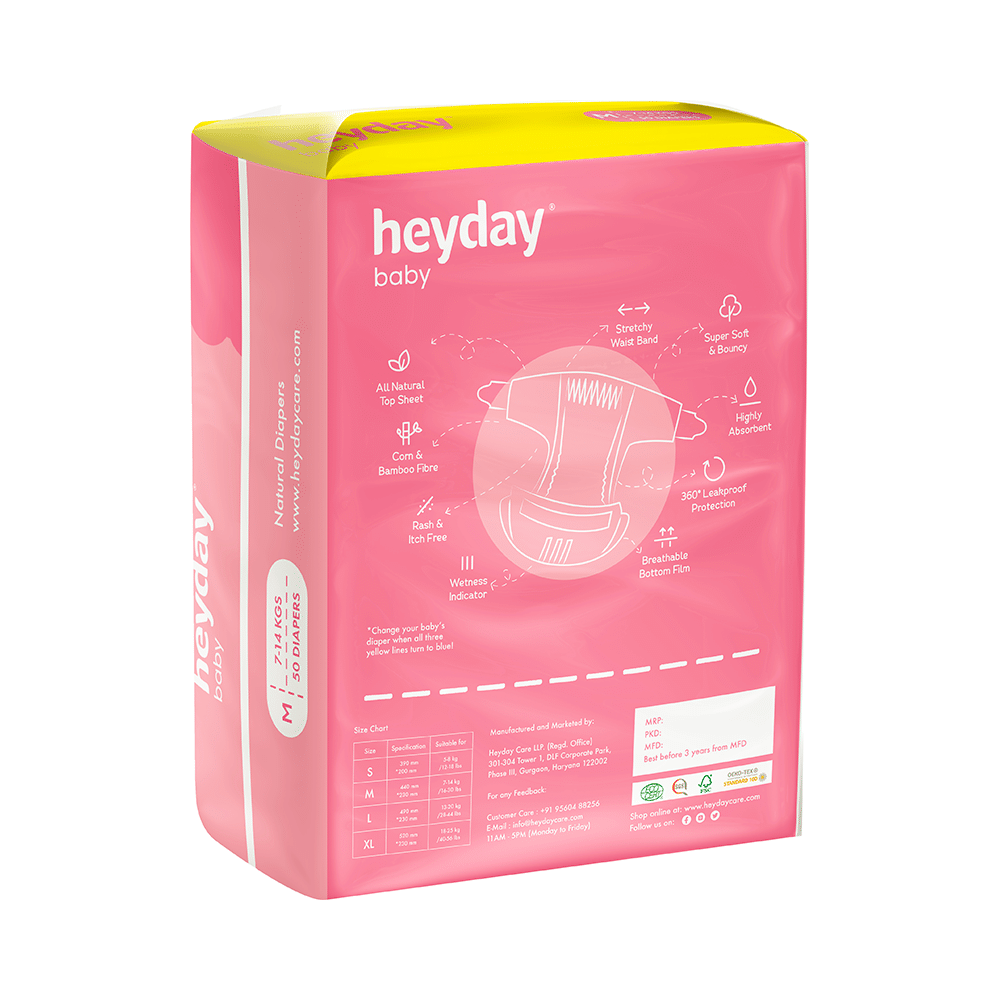 Heyday Natural Baby Diaper Medium - Image 2