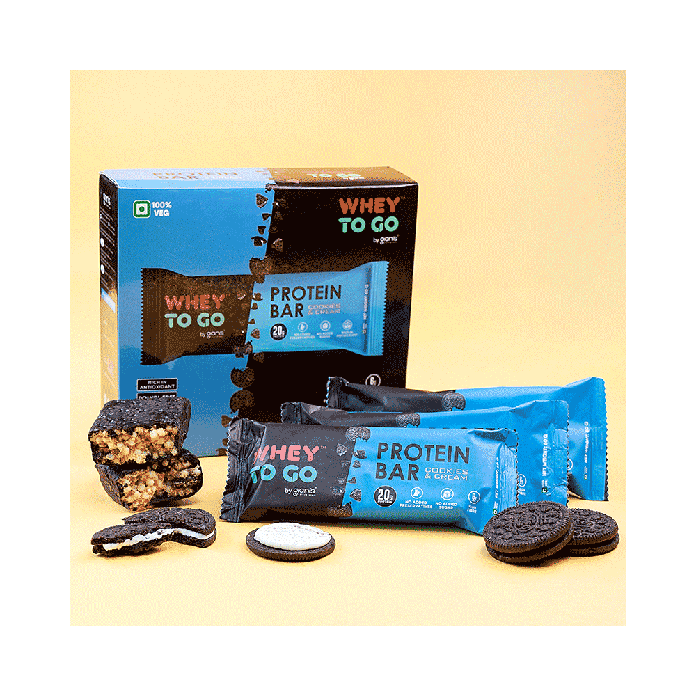 Whey To Go Protein Bar Cookies & Cream - Image 3