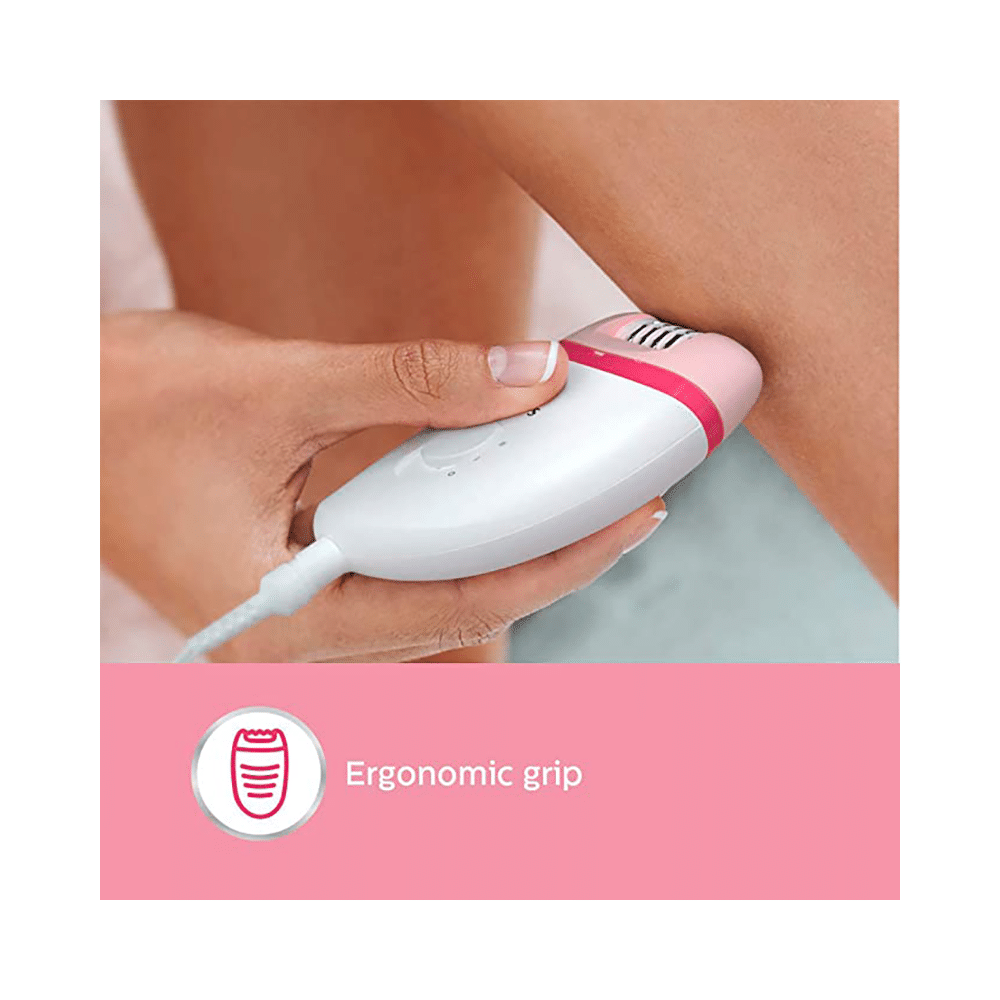 Philips BRE235/00 Corded Compact Epilator Pink and White - Image 5