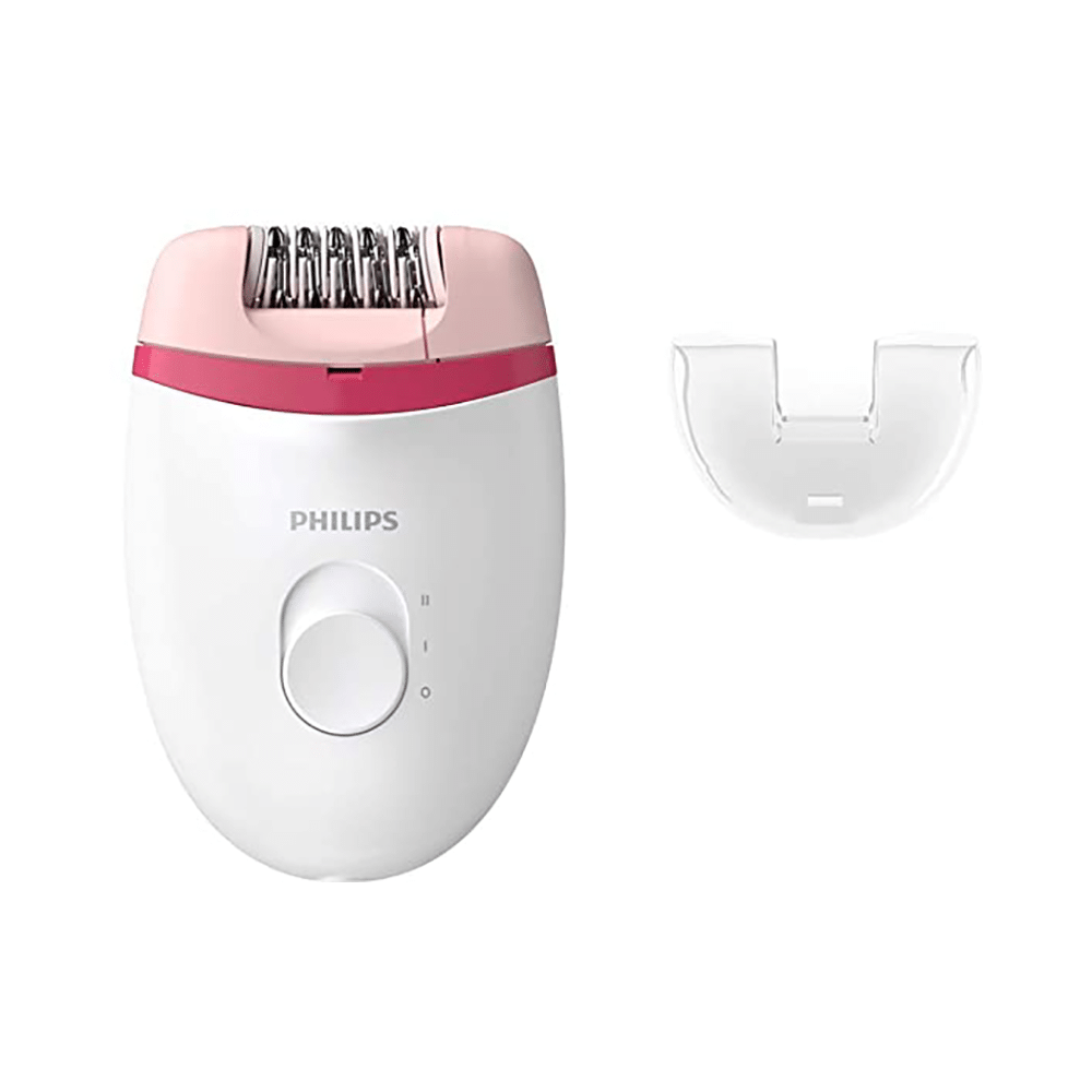 Philips BRE235/00 Corded Compact Epilator Pink and White - Image 1
