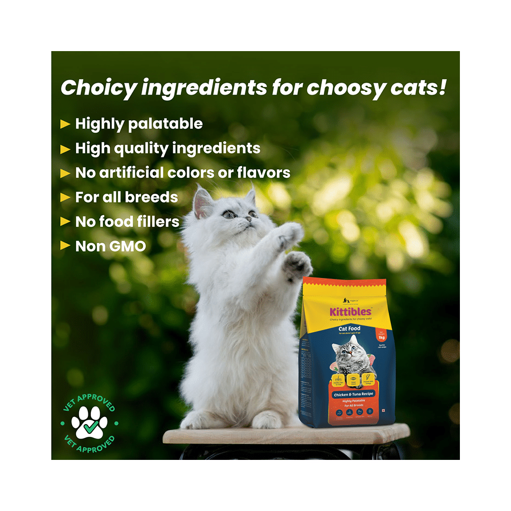 Kittibles Cat Food (1 Year of Age) for Skin, Vision & Energy - Image 3