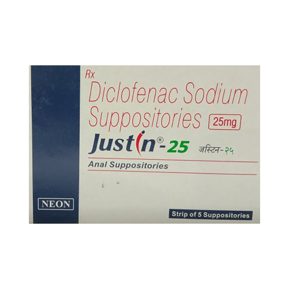 Justin 25mg Suppository - Image 1