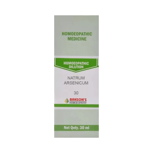 Bakson's Homeopathy Natrum Arsenicum Dilution 30 CH