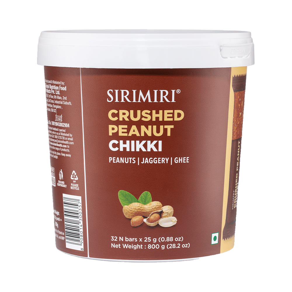 Sirimiri Crushed Peanut Chikki Bar (25gm Each) - Image 1