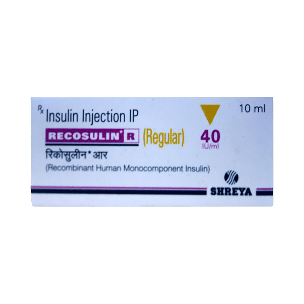 Recosulin R 40IU/ml Injection - Image 1