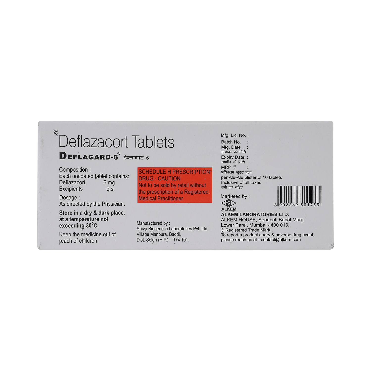 Deflagard 6mg Tablet - Image 3