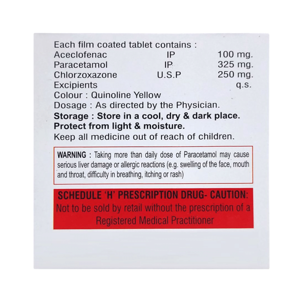 Aceflip MR 100mg/325mg/250mg Tablet - Image 2