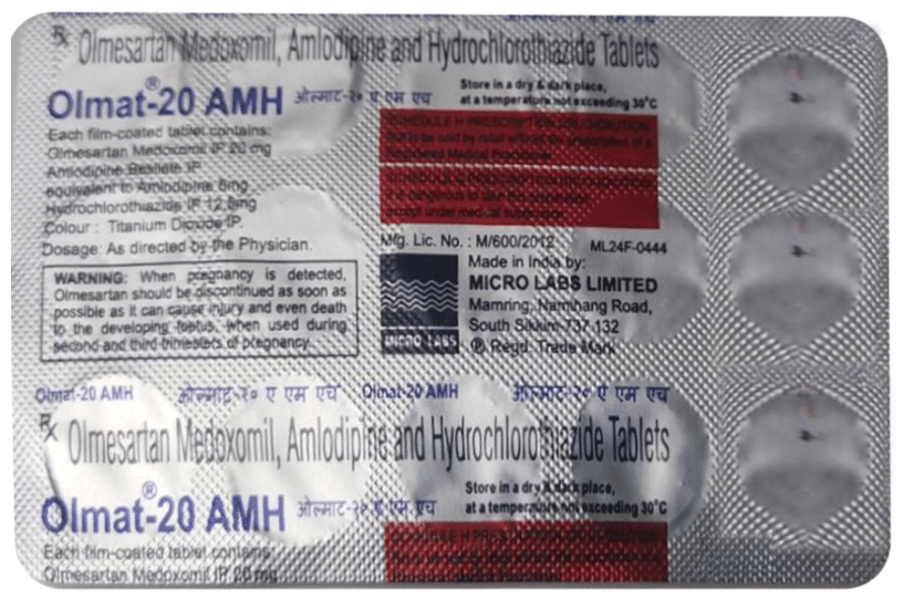 Olmat 20 AMH Tablet - Image 2