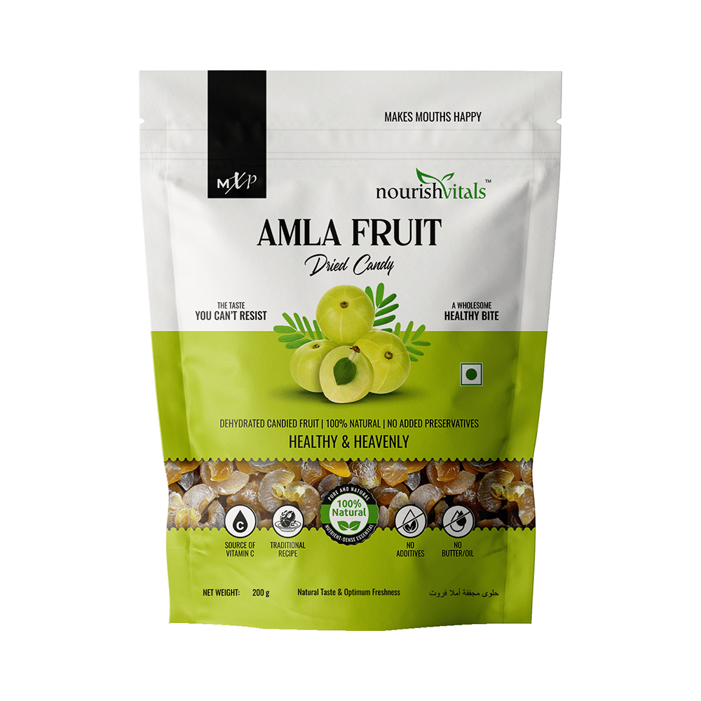 NourishVitals Combo Pack of Amla Fruit Dried and Amla Mingle Chatpata Candy (200gm Each) - Image 2