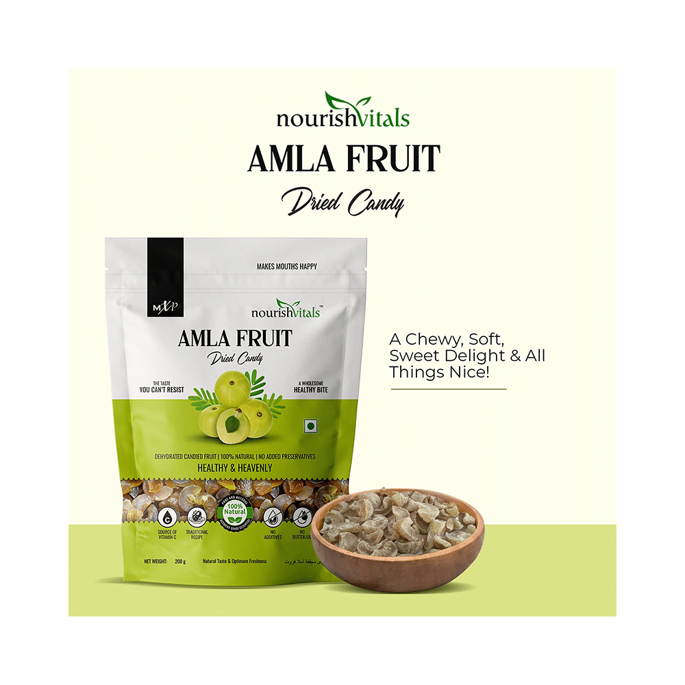 NourishVitals Combo Pack of Amla Fruit Dried and Amla Mingle Chatpata Candy (200gm Each) - Image 6