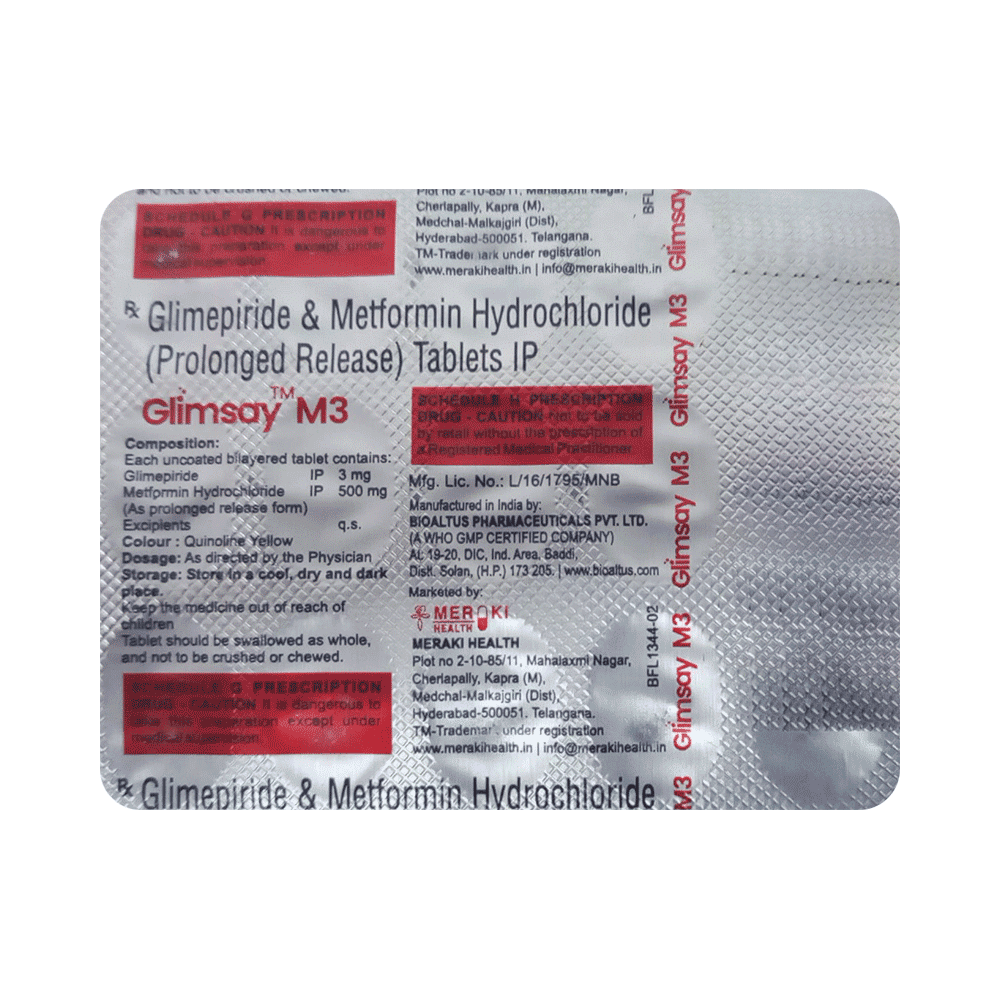 Glimsay M 3 Tablet PR - Image 1