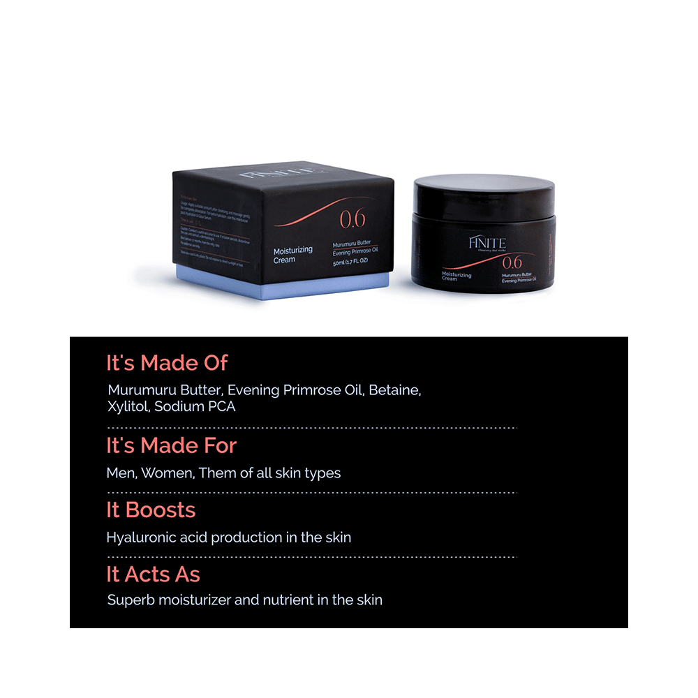 Finite Combo Pack of Moisturizing Cream (50ml), Oil Balancing Face Serum (30ml) & Face Cleansing Oil (100ml) - Image 5