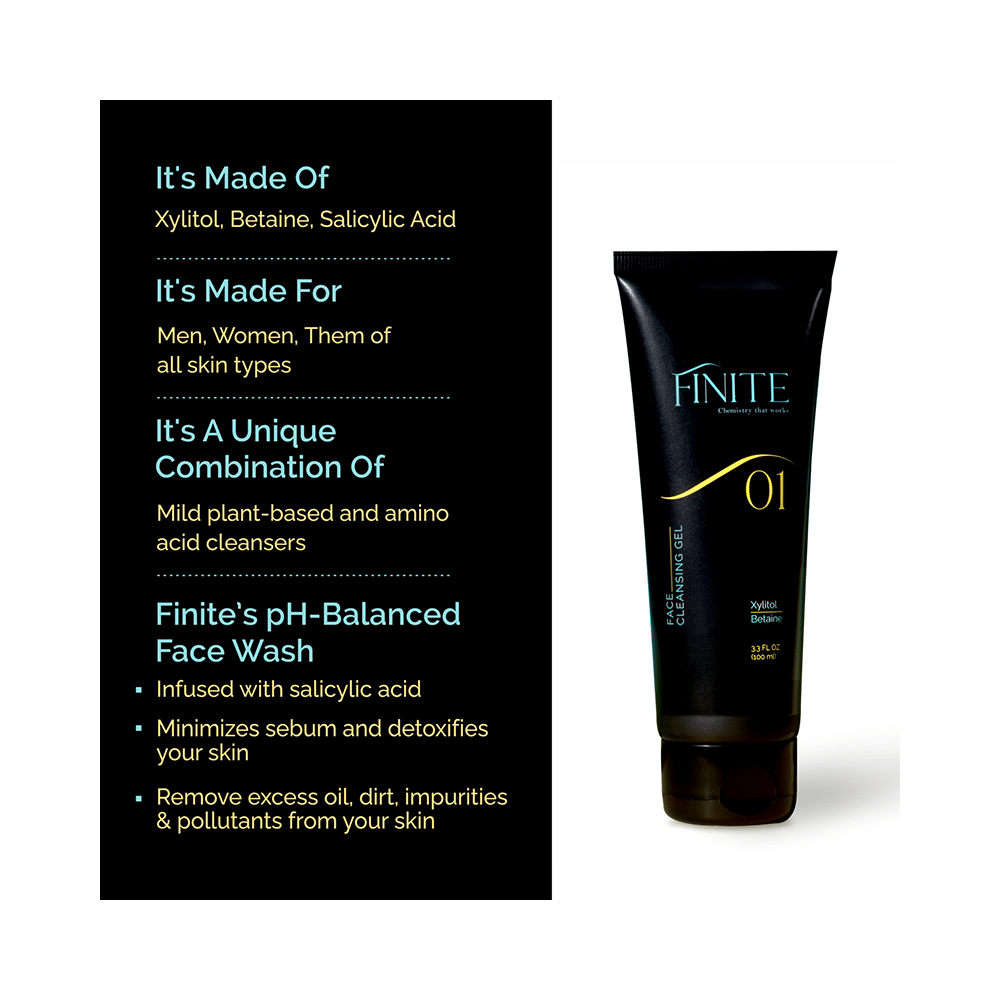 Finite Combo Pack of Moisturizing Cream (50ml), Oil Balancing Face Serum (30ml) & Face Cleansing Oil (100ml) - Image 3