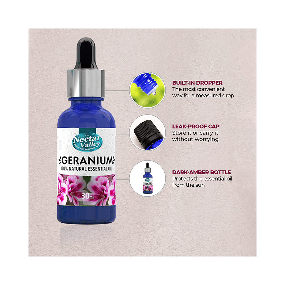 Nectar Valley Geranium 100% Natural Essential Oil - Image 3