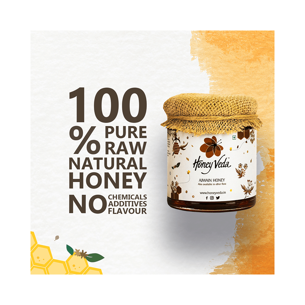 HoneyVeda Ajwain Honey - Image 4