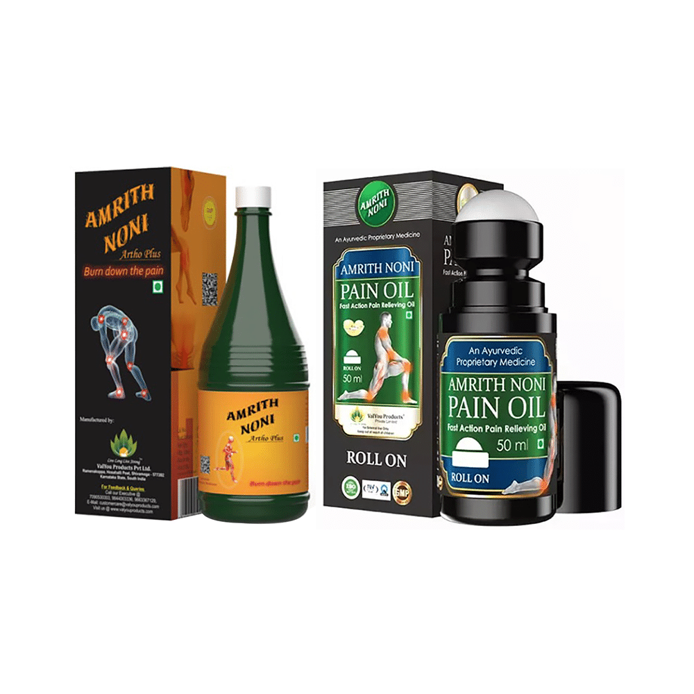 Amrith Noni Artho Plus with Amrith Noni Pain Oil 50ml Free