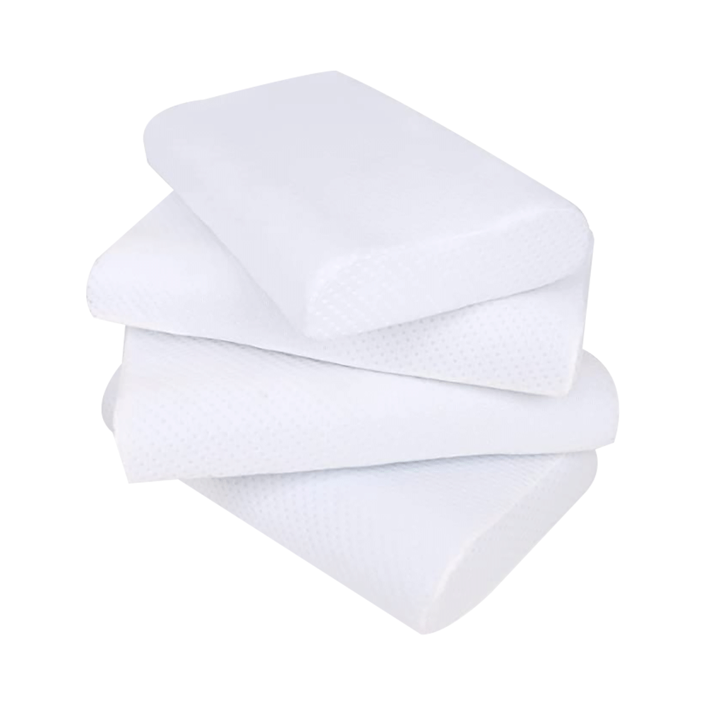 Sleepsia Cervical Contour Memory Foam for Neck Pain Orthopedic Contour Pillow White