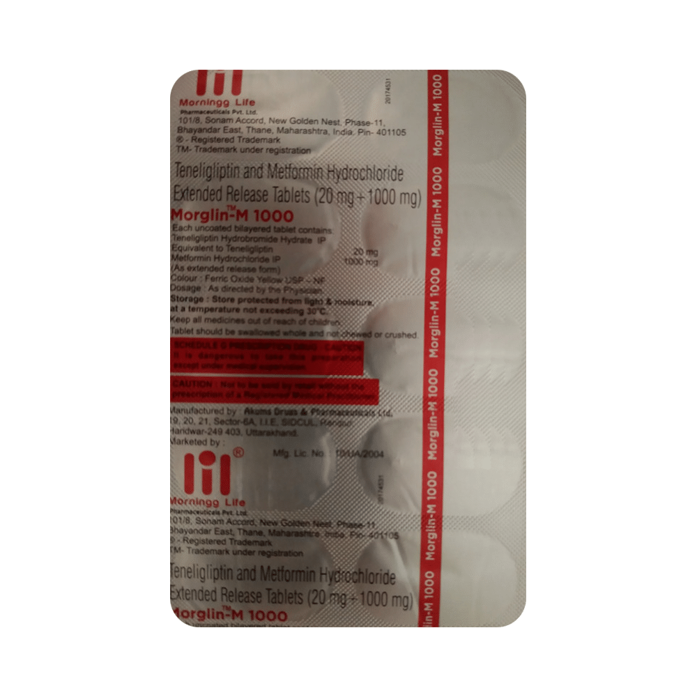 Morglin-M 1000 Tablet ER - Image 4