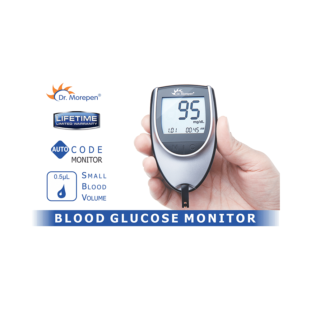 Dr Morepen Combo Pack of Gluco One BG 03 Blood Glucose Monitoring System with Gluco One BG 03 Blood Glucose 50 Test Strip - Image 4
