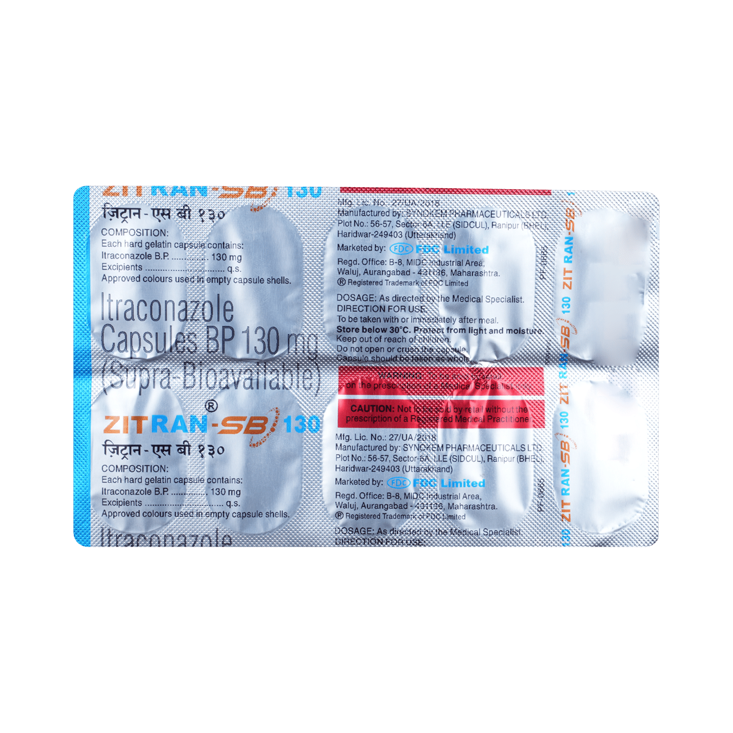 Zitran SB 130mg Capsule - Image 3