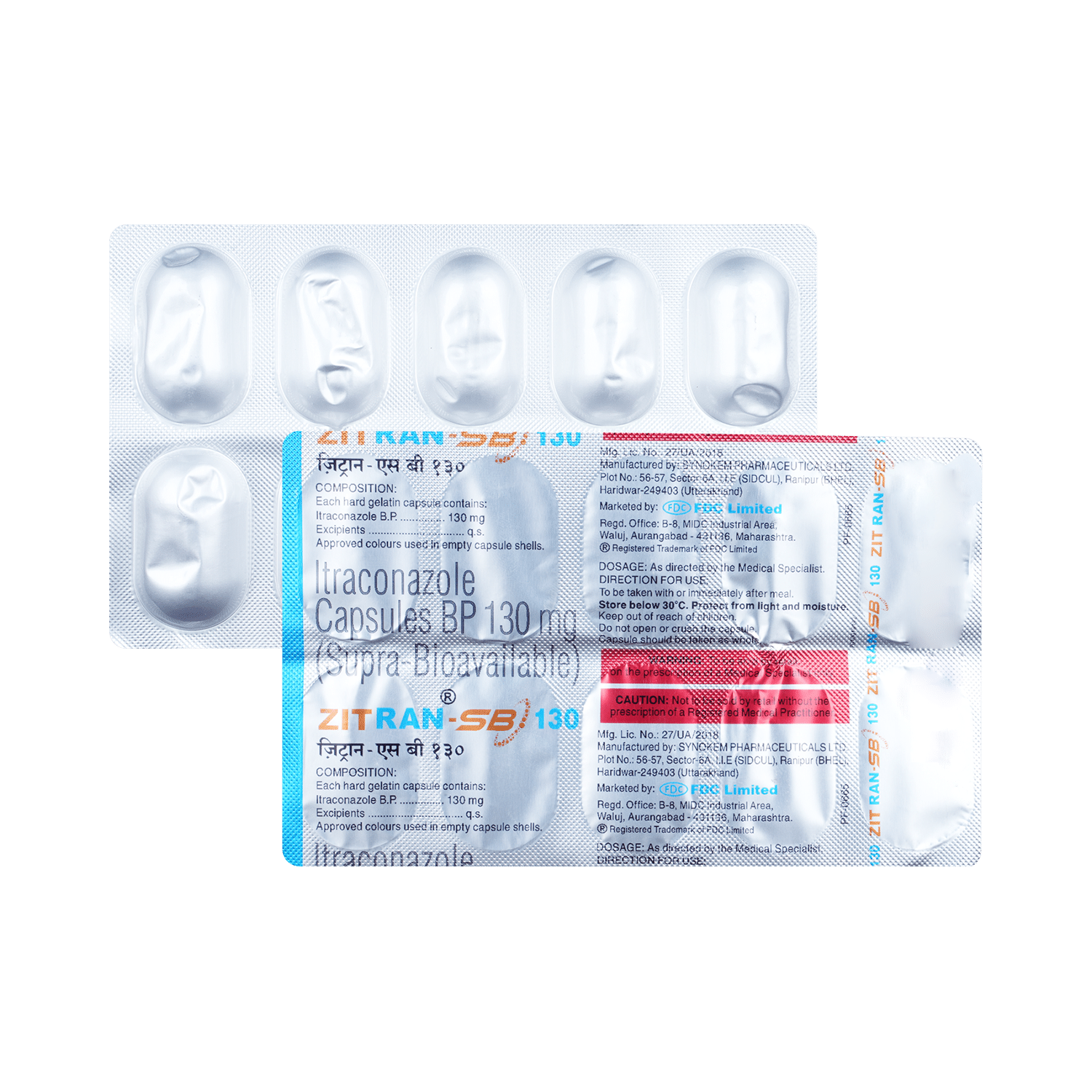 Zitran SB 130mg Capsule