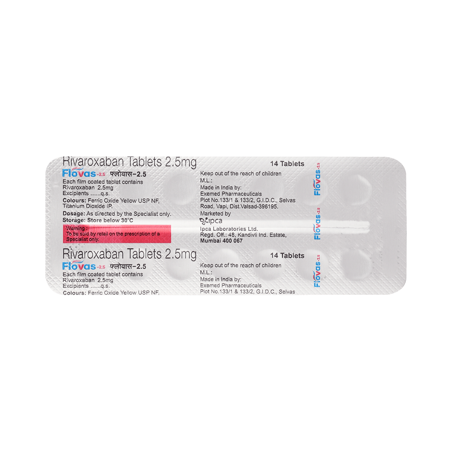 Flovas 2.5mg Tablet - Image 6