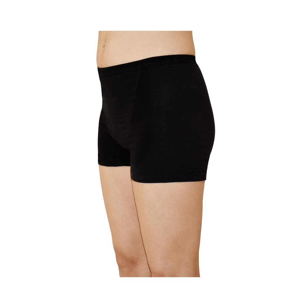 QNIX Boxer Brief Period Underwear Black - Image 4