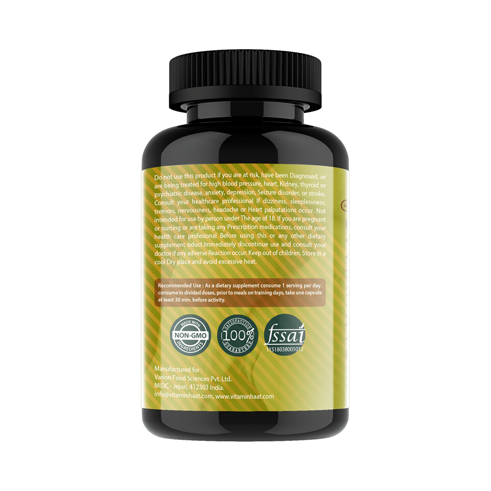 Vitaminhaat Yohimbine Bark Extract Vegetarian Caps - Image 2